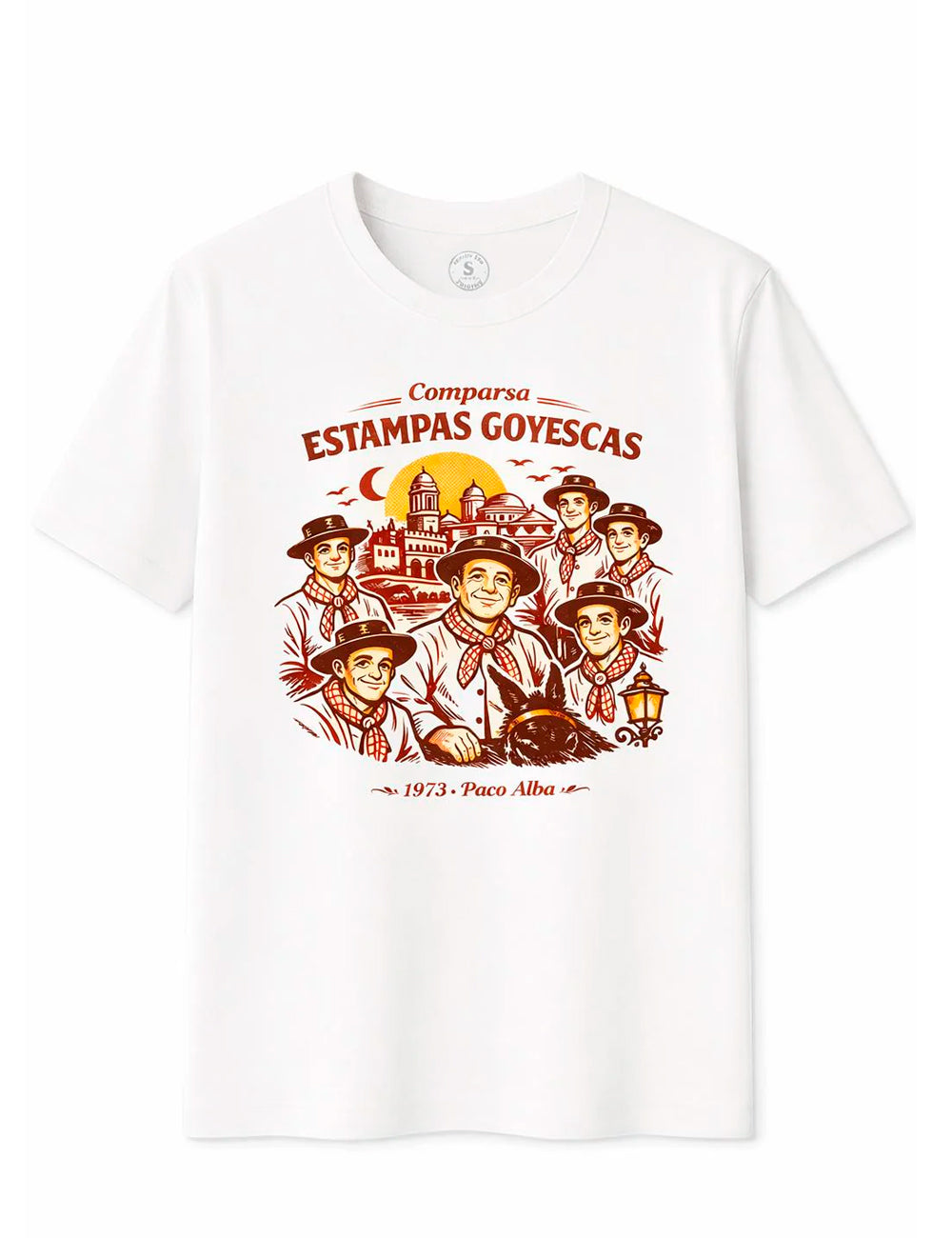 Camiseta Estampas Goyescas. Paco Alba. L 1652