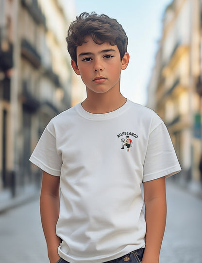 Camiseta Rojiblancos Almería desde el día que nací. L 663 Kids