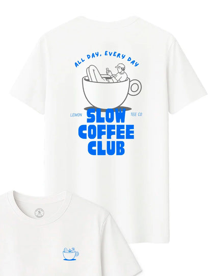 Camiseta Slow Coffee Club. L 1519