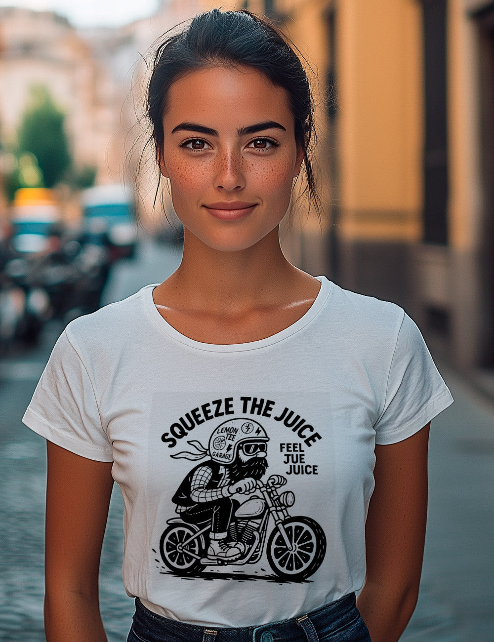 Camiseta Squeeze the juice. L 485