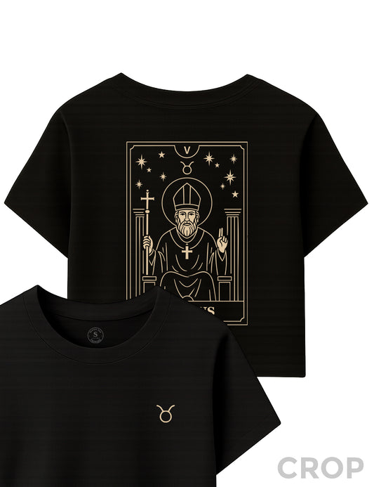 Camiseta Tauro Tarot Crop. L 581