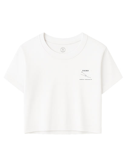 Camiseta Crop Tauro Clasic. L 554