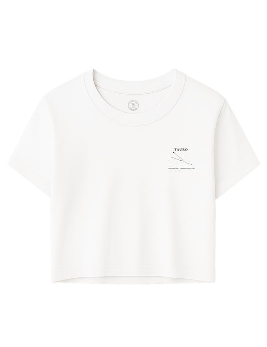 Camiseta Crop Tauro Clasic. L 554