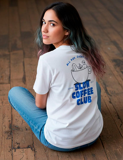 Camiseta Slow Coffee Club. L 1519