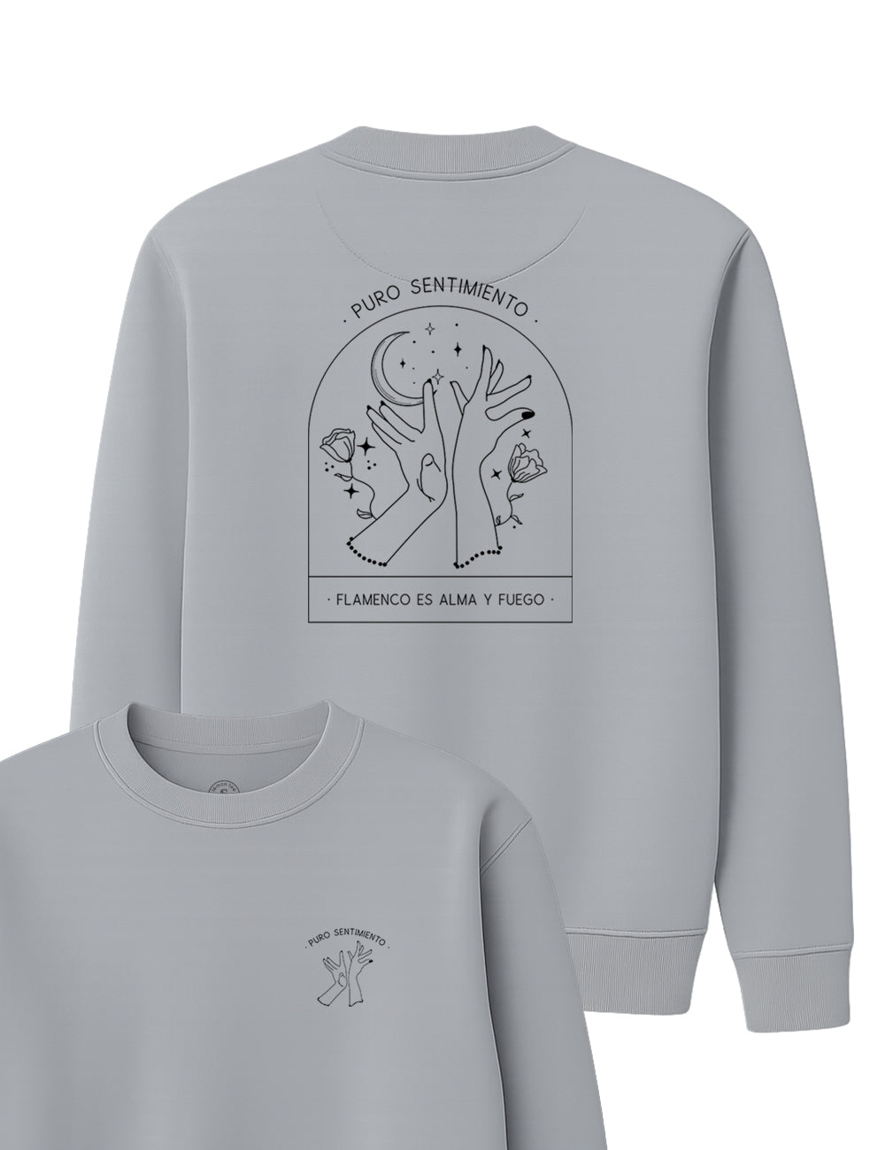 Sudadera Puro sentimiento. L 334s