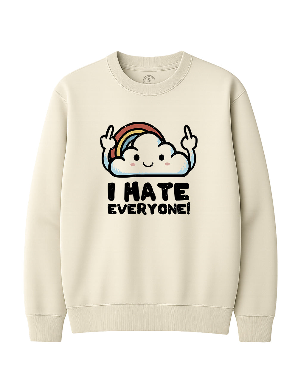 Sudadera  I hate every one. L38s