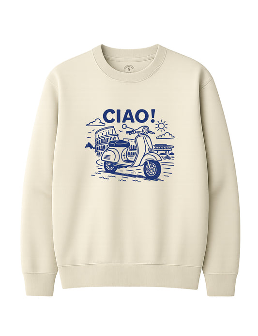 Sudadera Ciao Vespa. L 465s