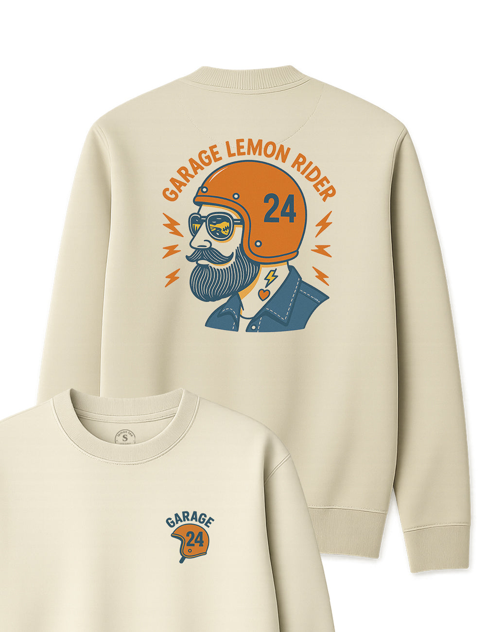 Sudadera Garage 24 Lemon tee. L 478s