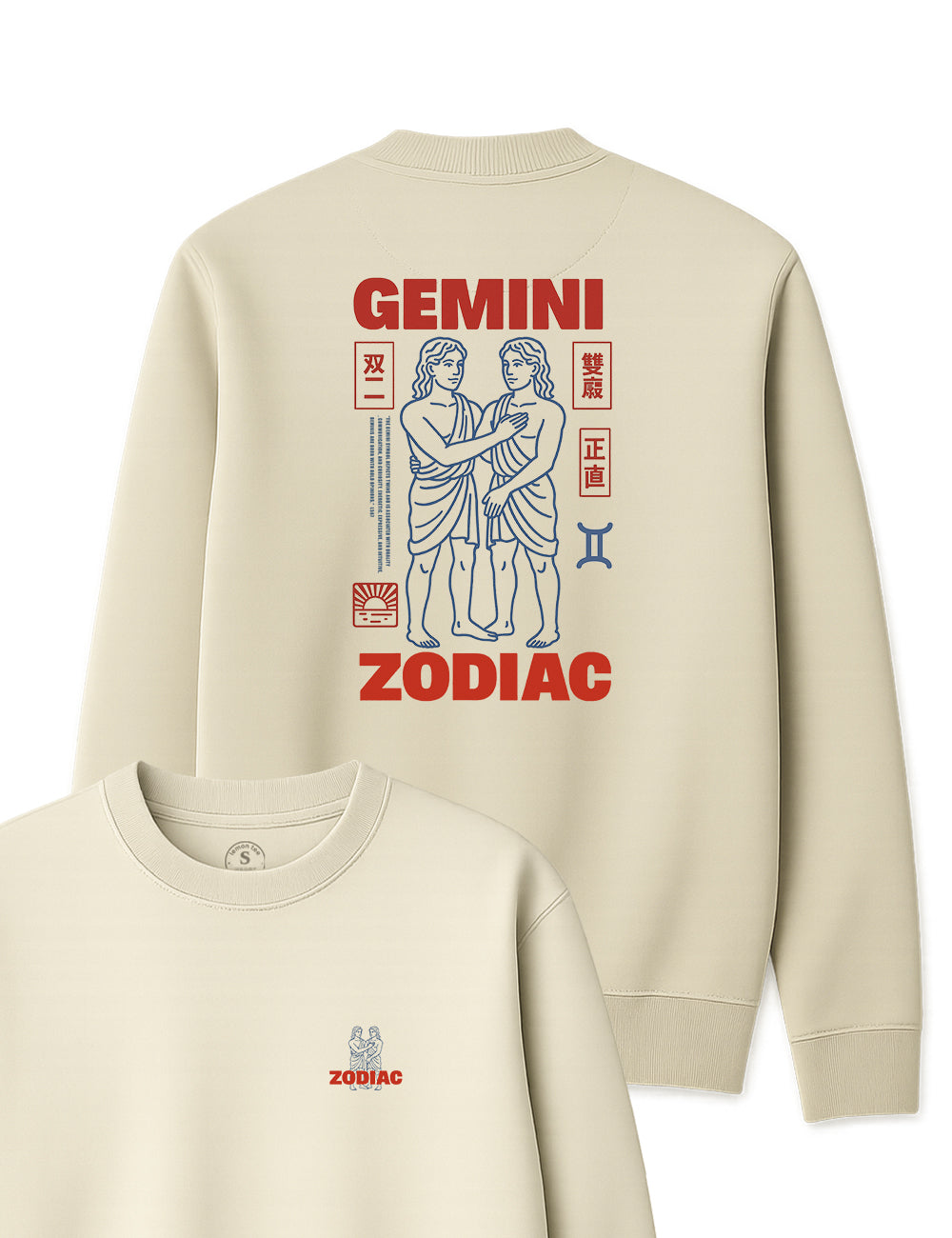 Sudadera Gemini Zodiac. L 567s