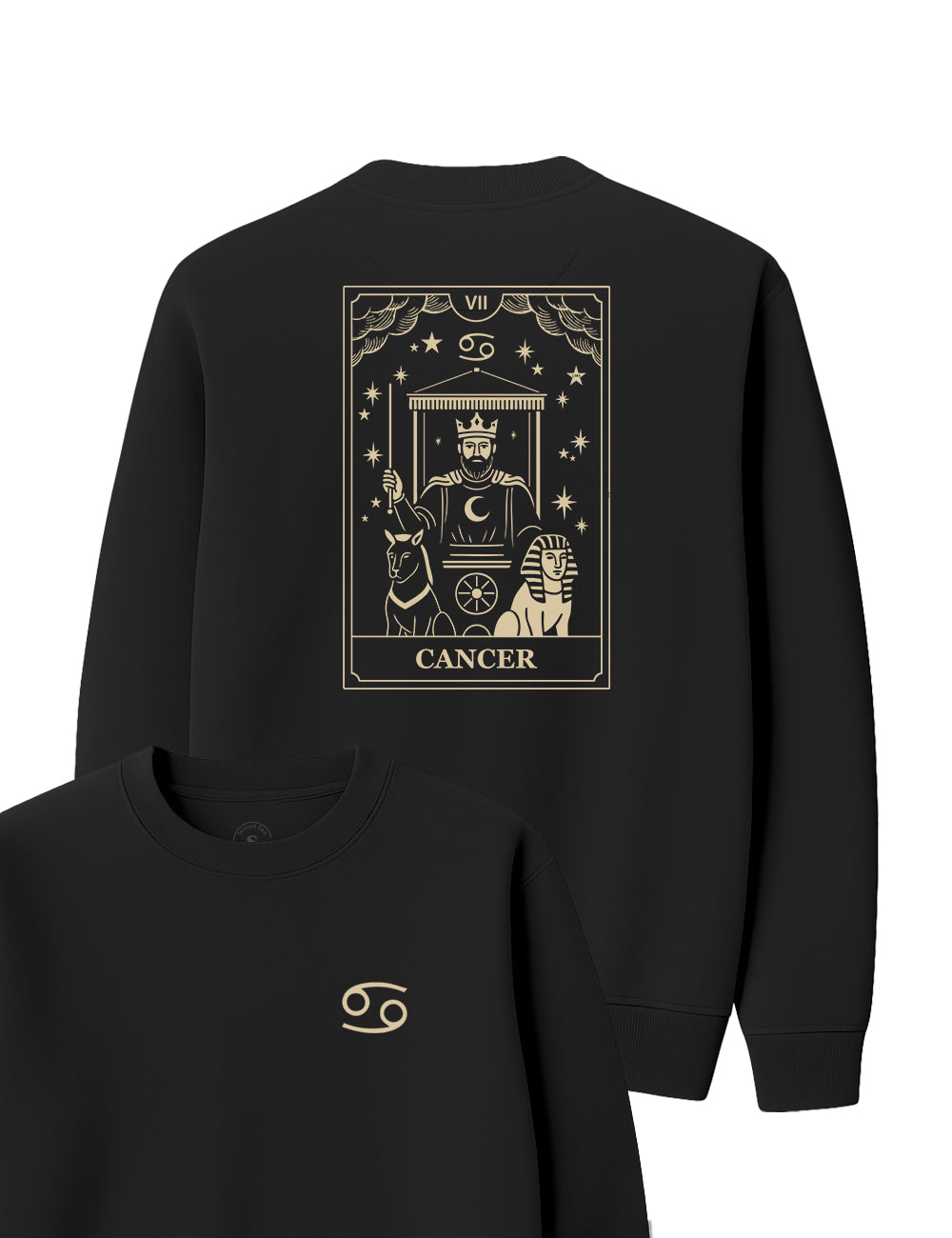 Sudadera Cancer Tarot. L 583s