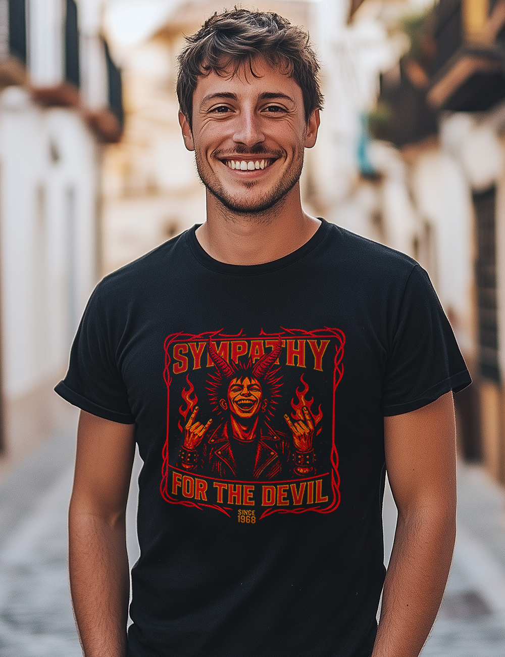 Camiseta Sympathy for the Devil. L 418