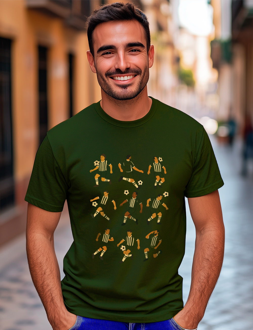 Camiseta Verdiblanco. L 574